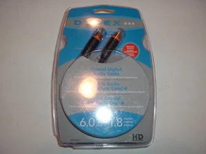 NUEVO Dynex DX-AV211 6 pies Cable de audio digital coaxial con paquete - Imagen 1 de 1