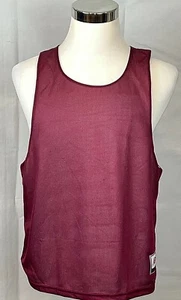 Camiseta sin mangas New Balance de malla para hombre talla S/M borgoña reversible - Imagen 1 de 10