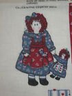Printed Panel To Make 24" Raggedy Patch Girl Doll