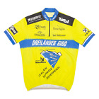 LOFFLER Cycling Shirt Mens Jersey Yellow 1/4 Zip L