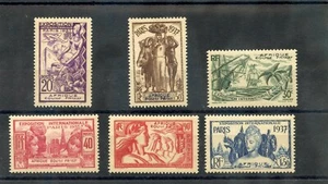 ÁFRICA ECUATORIAL FRANCESA SC 27-32 (YT 27-32)**VF NH 1937 PARÍS EXPO SET $85 - Imagen 1 de 1