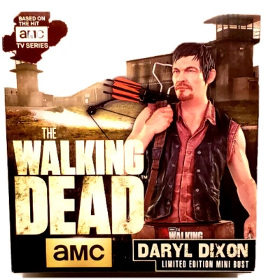 Figura Mini Busto Daryl Dixon Gentle Giant The Walking Dead Edición Limitada Foto 1 de 3