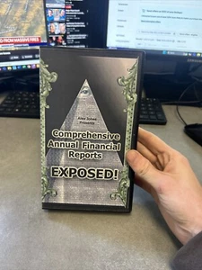 Alex Jones Comprehensive Annual Financial Reports Exposed Rare Hard To Find Vhs - Picture 1 of 4