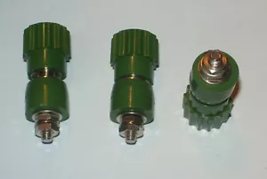 Lot de 3 embase verte : borne chassis 35A 60V pour fiche banane 4mm - Imagen 1 de 1