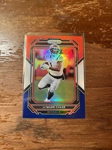 2022 Prizm Red White Blue Bengals Ja'marr Chase #58 - Picture 1 of 2
