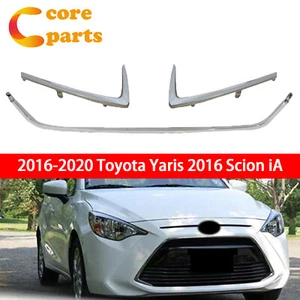 Front Bumper Grille Chrome Molding Trim for 2016-2020 Toyota Yaris 2016 Scion iA - Bild 1 von 11