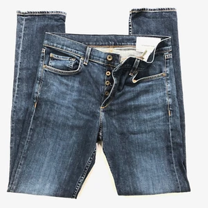 Rag & Bone DUKES Fit 2 Slim Leg Indigo Blue Button Fly, Mens 30 inseam 33", $225 - Picture 1 of 17