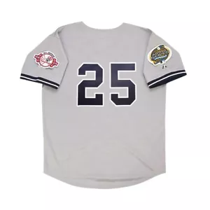Jason Giambi 2003 New York Yankees World Series Road Jersey Men's (S-3XL) - Picture 1 of 4
