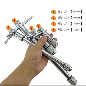 Mango en T para Escariador de Grifos Extractor Enchufe Grifo Llave de Grifo Ajustable Mandril Hágalo Usted Mismo - Imagen 1 de 6