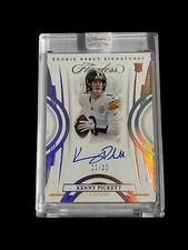 2022 Flawless Kenny Pickett Rookie Debut Signatures Silver /20 RC