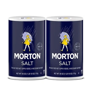 Morton Plain Salt, All-Purpose, Non-Iodized Salt, Ideal for Cooking & Table Use, - Picture 1 of 5