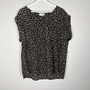 Proud Poppy Multicoloured Polka Dot Size 20 Blouse Short Sleeve - Picture 1 of 7