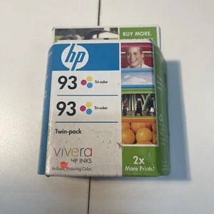Zwei 93 Tri-Color Drucker Tintenpatronen C9513FN NEU. Exp 2009 ungeöffnete Box. - Bild 1 von 5