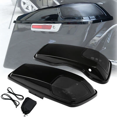 Tapas de alforja recortes de altavoz aptos para Harley Touring Electra Street Glide 14-23 Foto 1 de 4