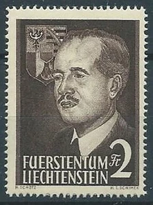 1955 LIECHTENSTEIN EFFIGI DEI PRINCIPI 2 F MNH ** - LT017 - Imagen 1 de 1