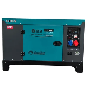 GTM 21000SDE Diesel Stromerzeuger 21KW 400V Wassergekühlt Leise Generator Backup - Bild 1 von 4