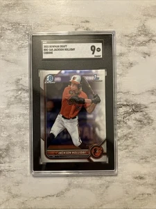 Bowman Draft Jackson Holliday 2022 #BDC-168 Orioles SGC 9 - Imagen 1 de 2