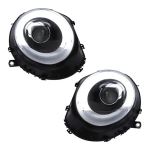 Für Mini R55 R56 R57 2009-2016 LED Schwarz Scheinwerfer Projektor Xenon Look Upgrade - Bild 1 von 6