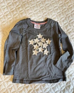 Hanna Andersson Star Grey Top Size 4 - Picture 1 of 3