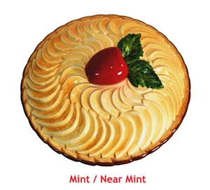 MINT Vintage APPLE PIE KEEPER DISH CARRIER & Lid Portugal Euro Ceramica Ceranica - Picture 1 of 6