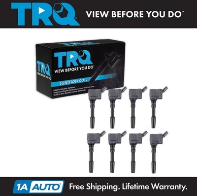 TRQ 5pc Engine Direct Ignition Coil Kit Set for Audi A8 Quattro S8 SQ7 New - Image 1 of 4