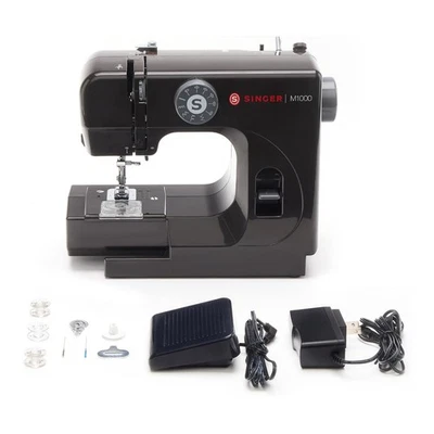 SINGER M1000 Mending Machine with 32 Stitch Applications and LED Light (Black) - Image 1 of 4