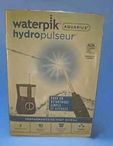 Waterpik WP-662 Aquarius Water Flosser Professional for Teeth, Braces -Black NEW - Picture 1 of 2