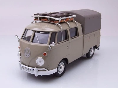 MOTOR MAX, VOLKSWAGEN T1 Autobus pick-up con bagagli Grigio, 1/24,  MMX79553GRIS - Immagine 1 di 4