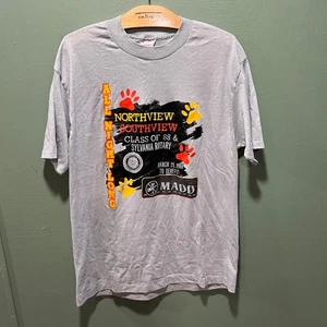 Rare 1988 Northview Southview All Night Long Rotary Vintage Gray Tee - Picture 1 of 5