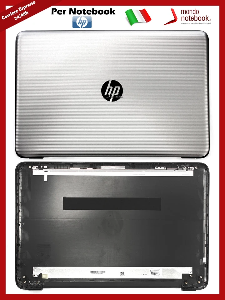 Lcd Back Cover Argento HP 15-ay 15-ba 15-be 15-bf 15-bg Ap1o20001p0 854987-001