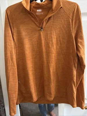 REI Feminino Médio Quarto Zíper Leve Laranja - Imagem 1 de 4