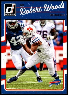 2016 Robert Woods Panini Donruss Football #34 Buffalo Bills - Image 1 of 2