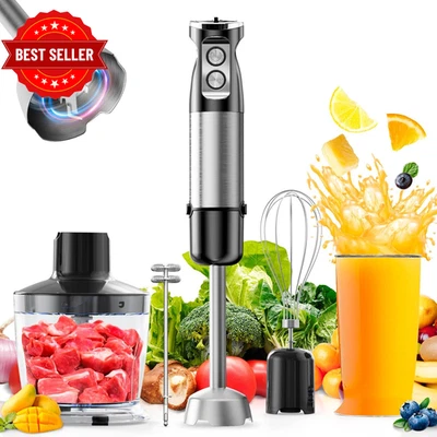 Hand Stick Blender - 1200W Immersion Handheld Blender Set, 5In1 Electric Blender - image 1 of 4