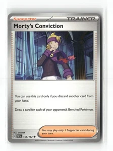 Morty's Conviction Uncommon SV05: Temporal Forces 155/162 NM - Picture 1 of 2