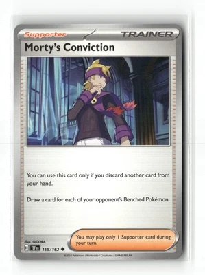 Morty's Conviction Uncommon SV05: Temporal Forces 155/162 NM - Image 1 of 2