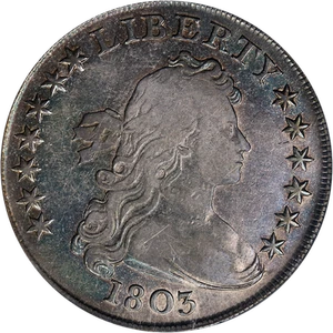 1803 Bust Dollar BB-255, B-6 ICG VF20 Great Eye Appeal Nice Strike - Picture 1 of 4