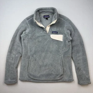 Patagonia Pullover Damen XS Re-Tool Snap T Fleece grau Hochflor Polartec 25443 - Bild 1 von 8