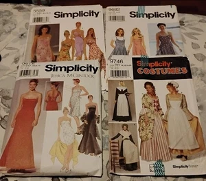 Simplicity Sewing Patterns - Lot Of 4 (5672, 9746, 9682, 5559) - Picture 1 of 9