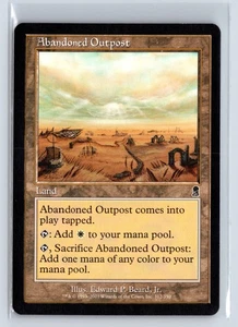(2x) ABANDONED OUTPOST - Odyssey – MTG Magic the Gathering Card - Common - Picture 1 of 6