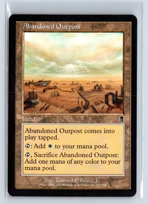 (2x) ABANDONED OUTPOST - Odyssey – MTG Magic the Gathering Card - Common - Image 1 of 4