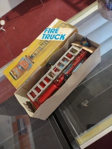 Friction Fire TrucK with Siren Original Box MF 718 - Picture 1 of 8