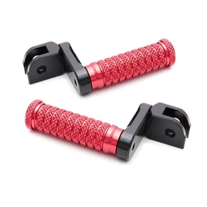 Clavijas delanteras extendidas POLE 1,5 pulgadas rojas para Honda CB650R 19 20 21 22 - Imagen 1 de 5