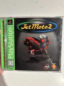 Jet Moto 2 (Sony PlayStation 1, 1997) CIB Black label - Picture 1 of 6