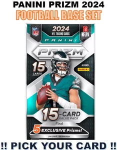 2024 Panini Prizm Football Base Cards - PICK YOUR CARD - BUY MORE AND SAVE!!! - Picture 1 of 203