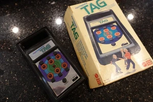 Mattel TAG Vintage Electronic Handheld tabletop Video game A5 SUPER RARE - Picture 1 of 9