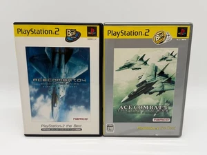 Ace Combat 4+5 Set PS2 PlayStation 2 JAPÓN-Lock Ver - Imagen 1 de 2