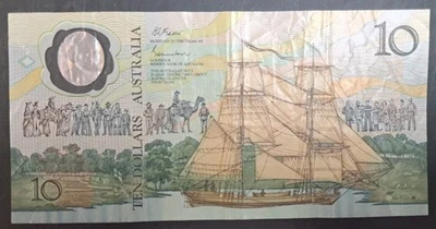 nd (1988) Australia 10 Dollars P49a AB30213890, 200 Years British Settlement. - Image 1 of 2