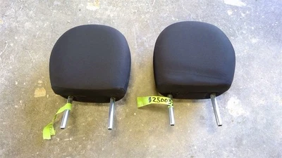 2017 17 Mitsubishi Mirage Hatchback Set of 2 Rear Headrests Black Cloth 113251 - Image 1 of 4