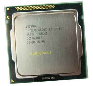 Intel Xeon E3-1280 3.5 GHz LGA1155 4 cores 8 threads SR00R CPU Processor 8 MB - Picture 1 of 4