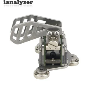 HamGeek HG-K6 2nd Generation Dual-Paddle Morse Key Stainless Steel Automatic CW - Zdjęcie 1 z 8